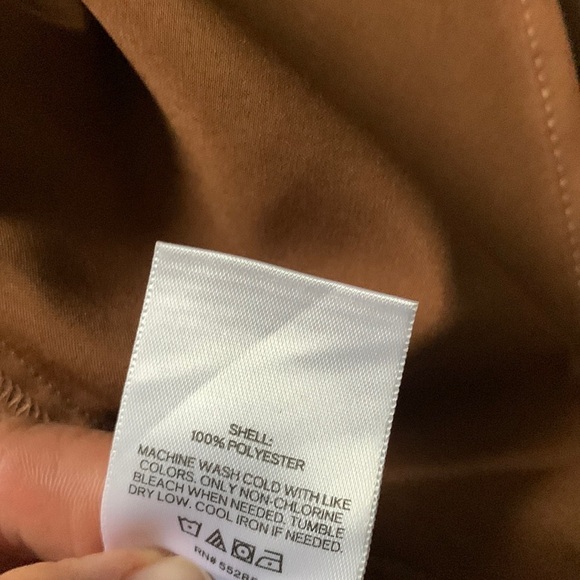 EXPRESS POLKA DOT‎ LONG SLEEVE TWIST FRONT MIDI DRESS NWT SZ MED - Picture 7 of 16